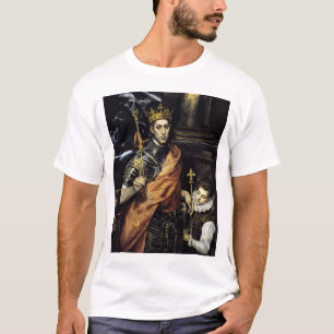 St Louis, King of France, with a Page T-Shirt