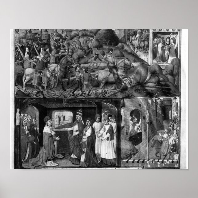 St. Louis  Leaving for the Crusade Poster (Front)