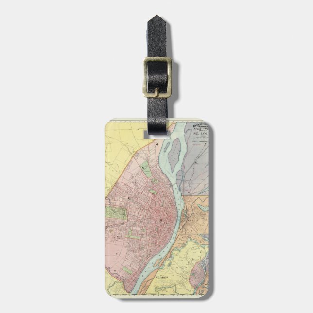 St. Louis. Luggage Tag (Front Vertical)