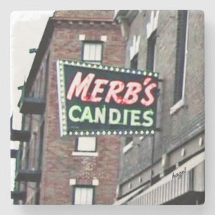 St. Louis, Merbs Candy,Saint Louis Marble Coasters