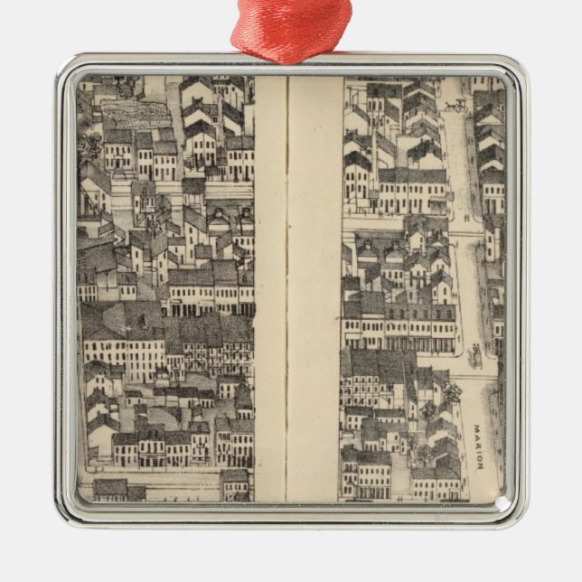 St. Louis, Missouri 12 Metal Tree Decoration (Front)