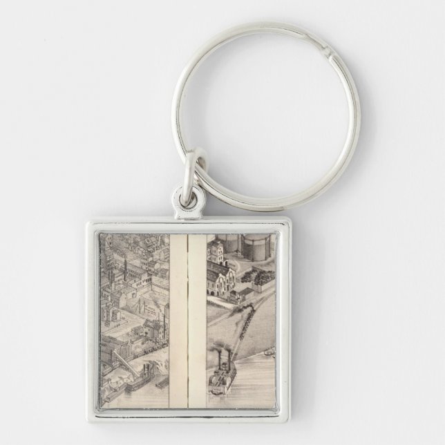 St. Louis, Missouri 2 Key Ring (Front)