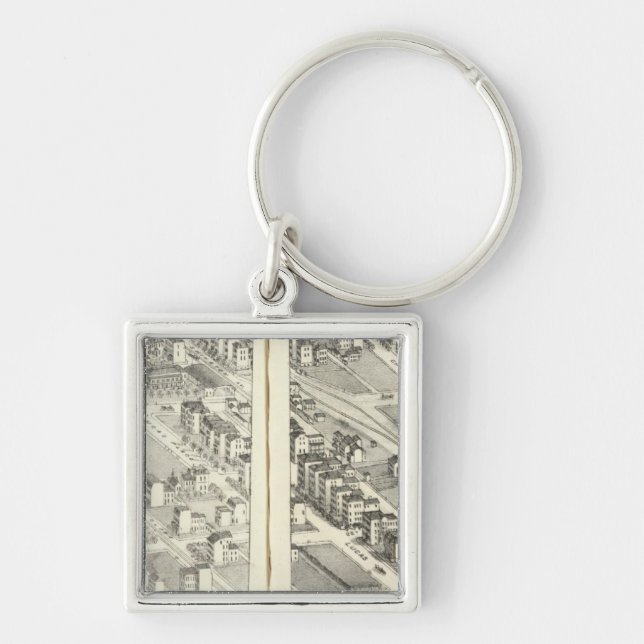 St. Louis, Missouri 3 Key Ring (Front)