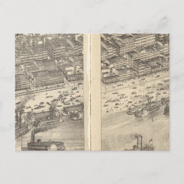 St. Louis, Missouri 3 Postcard (Front)