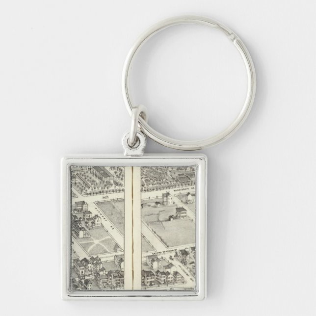 St. Louis, Missouri 4 Key Ring (Front)