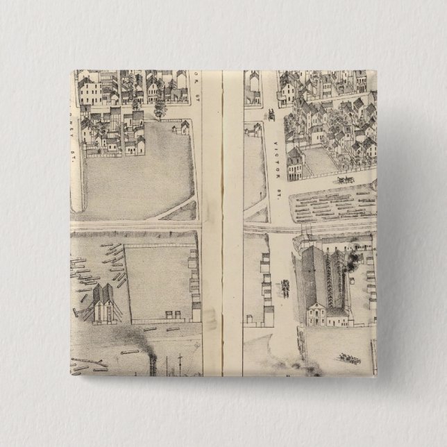 St. Louis, Missouri 7 15 Cm Square Badge (Front)