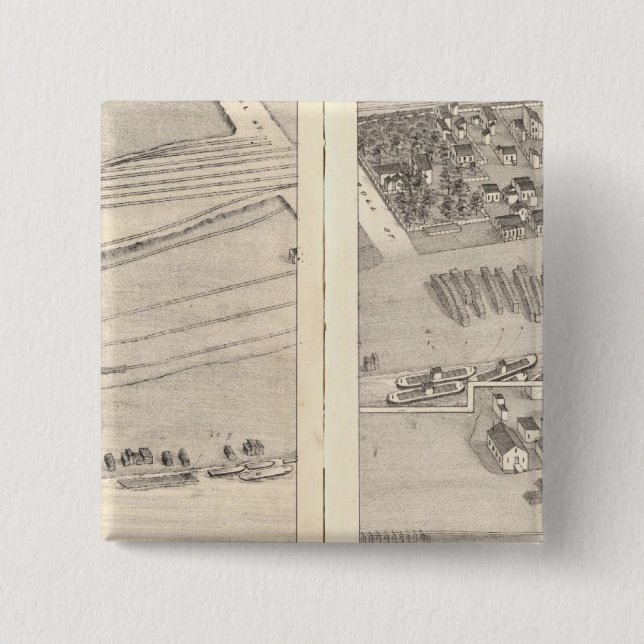 St. Louis, Missouri 8 15 Cm Square Badge (Front)