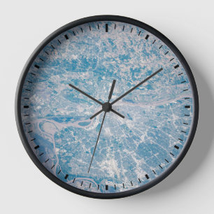 St. Louis, Missouri Along The Mississippi River. Clock