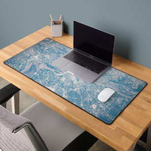 St. Louis, Missouri Along The Mississippi River. Desk Mat