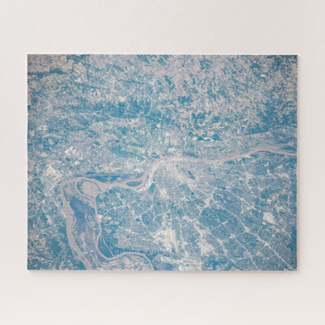 St. Louis, Missouri Along The Mississippi River. Jigsaw Puzzle (Horizontal)
