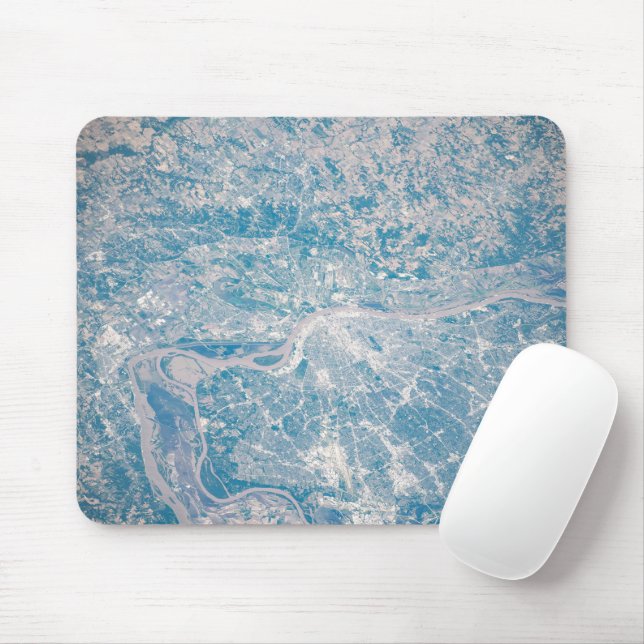 St. Louis, Missouri Along The Mississippi River. Mouse Mat (With Mouse)