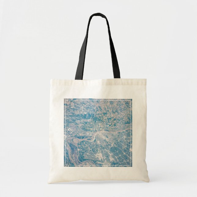 St. Louis, Missouri Along The Mississippi River. Tote Bag (Front)