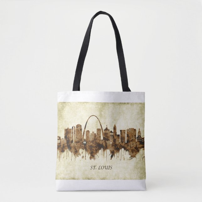 St. Louis Missouri Cityscape Tote Bag (Front)