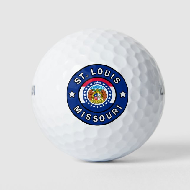 St. Louis Missouri Golf Balls (Front)