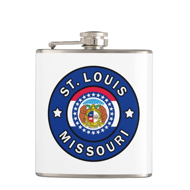 St. Louis Missouri Hip Flask (Front)