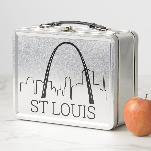 St. Louis, Missouri Metal Lunch Box (In Situ)