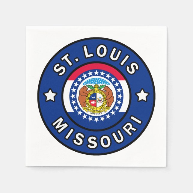 St. Louis Missouri Napkin (Front)