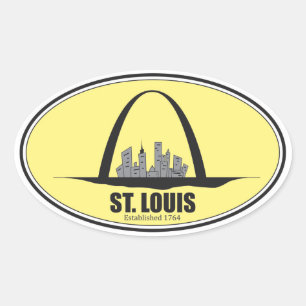 St. Louis Missouri Oval Sticker