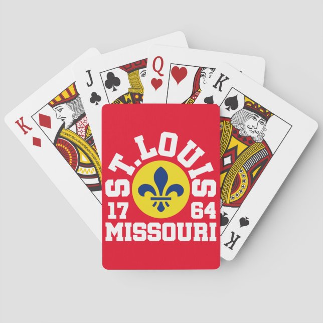 St. Louis,Missouri Playing Cards (Back)