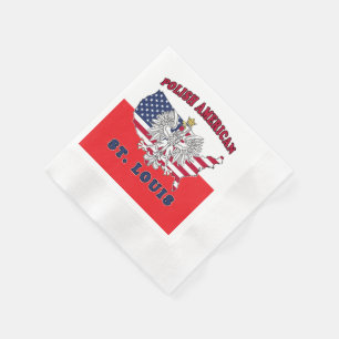 St. Louis Missouri Polish Napkin