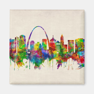 St. Louis Missouri Skyline Magnet
