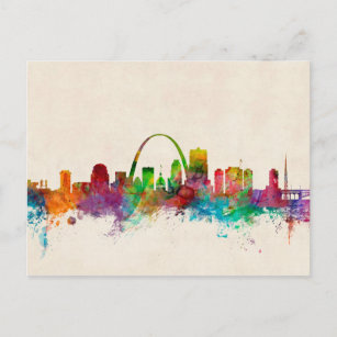 St Louis Missouri Skyline Postcard