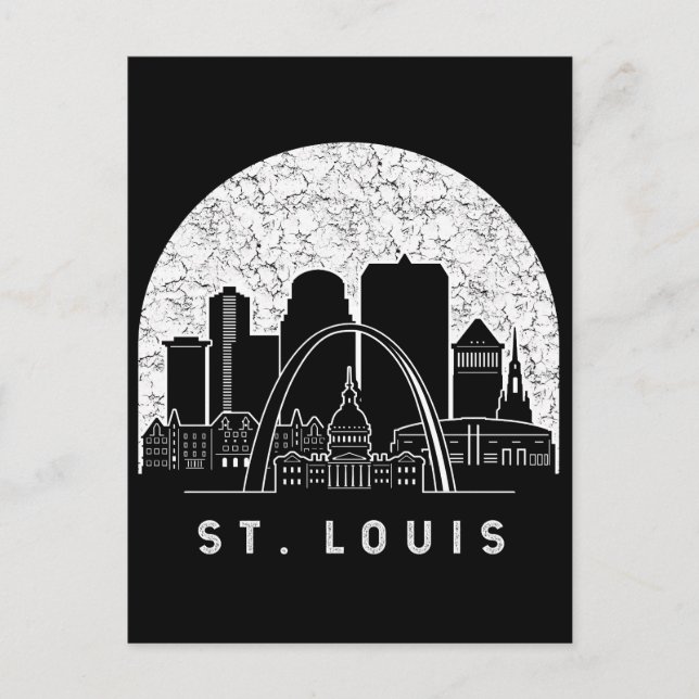 St. Louis Missouri Skyline Postcard (Front)