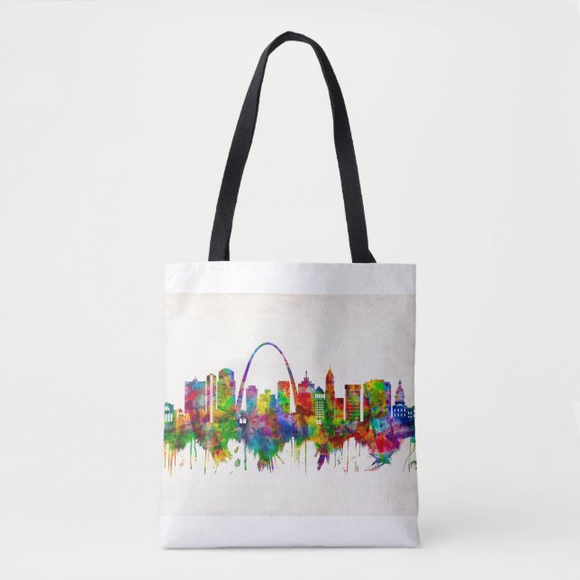 St. Louis Missouri Skyline Tote Bag (Front)