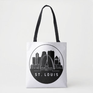 St. Louis Missouri Skyline Tote Bag