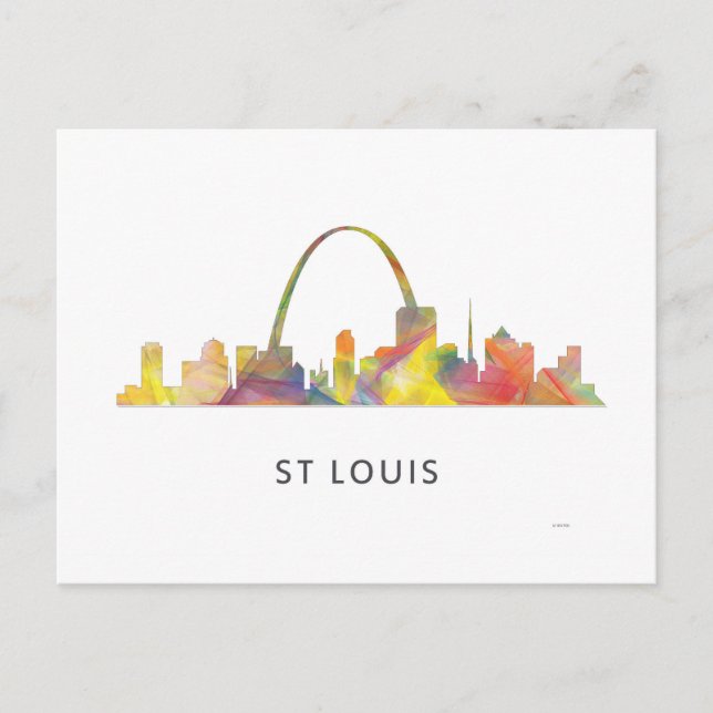 ST LOUIS, MISSOURI SKYLINE WB1 - POSTCARD (Front)