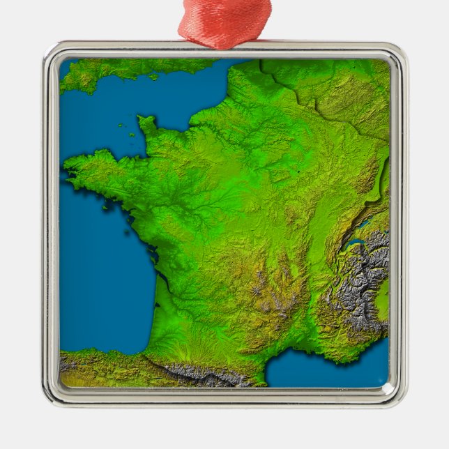 St Louis, Missouri, USA Metal Tree Decoration (Front)