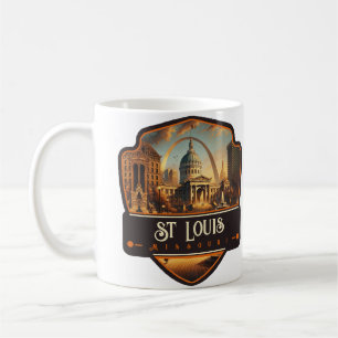 St Louis, Missouri Vintage Coffee Mug