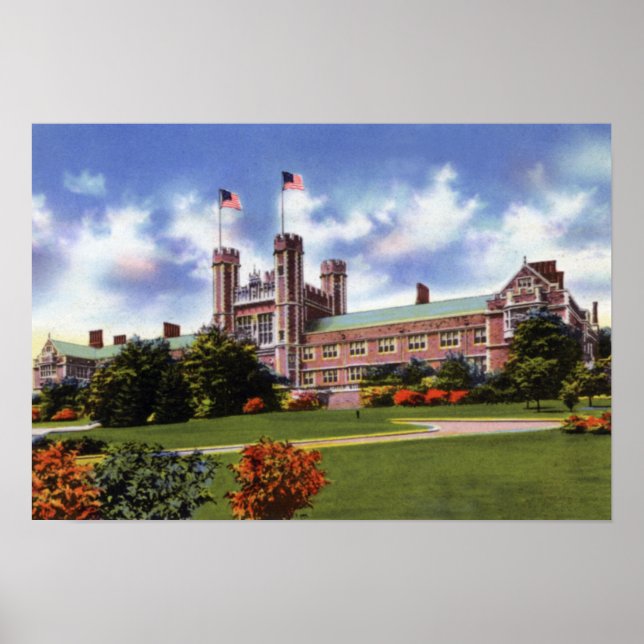 St. Louis Missouri Washington University Poster (Front)