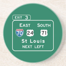 St. Louis, MO Road Sign