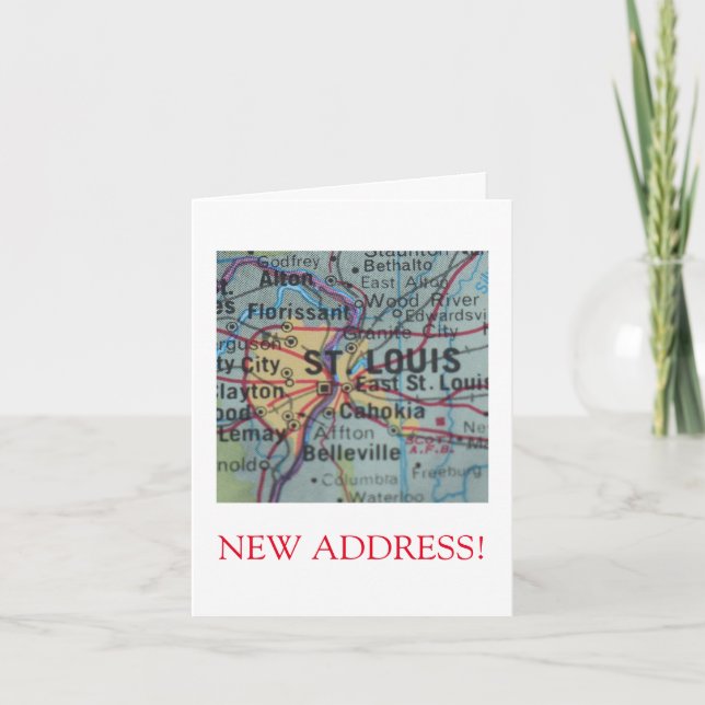 St Louis New Address announcement (Front)