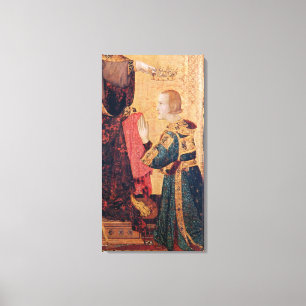 St. Louis of Toulouse crowning his brother Canvas Print