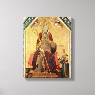 St. Louis of Toulouse crowning his brother Canvas Print