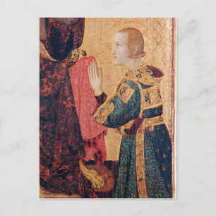 St. Louis of Toulouse  crowning his brother Postcard
