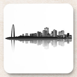 St. Louis Skyline Coaster (b/w)