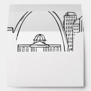 St. Louis Skyline Envelope
