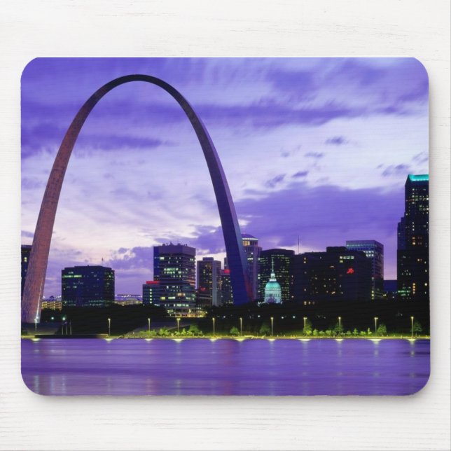 St. Louis Skyline Mouse Mat (Front)