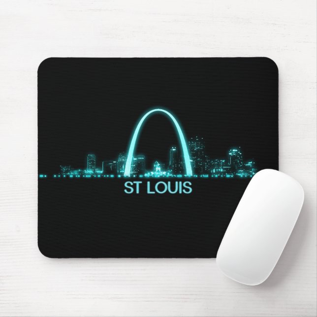 St Louis Skyline Mouse Mat (With Mouse)