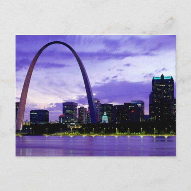St. Louis Skyline Postcard (Front)