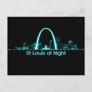 St Louis Skyline Postcard