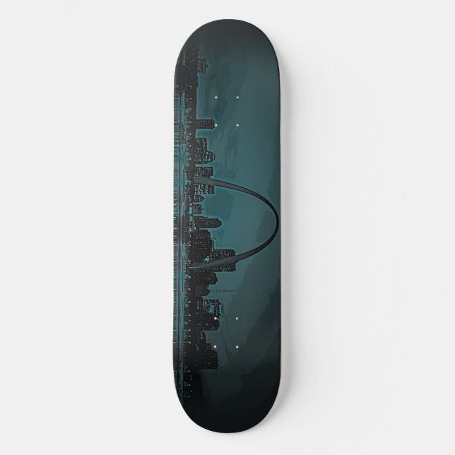 St. Louis Skyline Skateboard (Front)