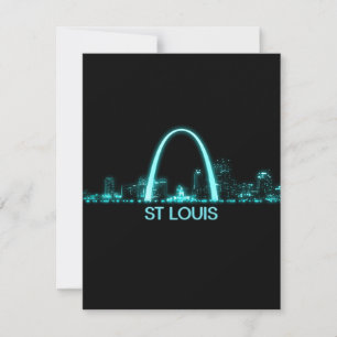 St Louis Skyline Thank You Card