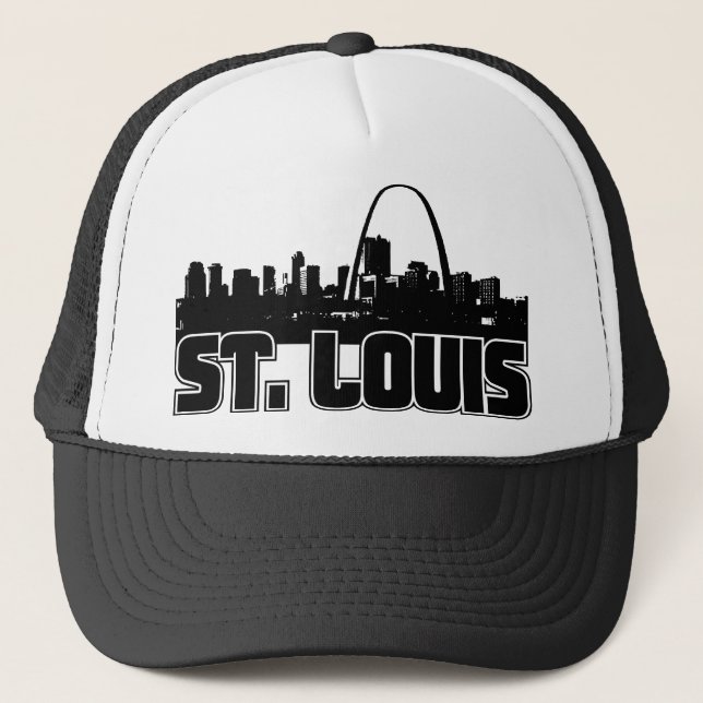St Louis Skyline Trucker Hat (Front)
