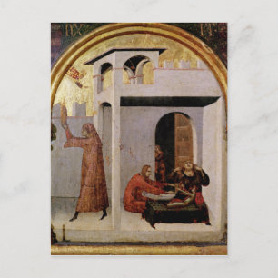 St. Louis Toulouse  appearing at bedside sick Postcard