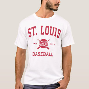 St Louis Vintage Baseball Throwback Retro Game On T-Shirt