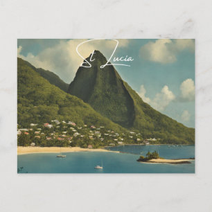 St Lucia (2) Postcard